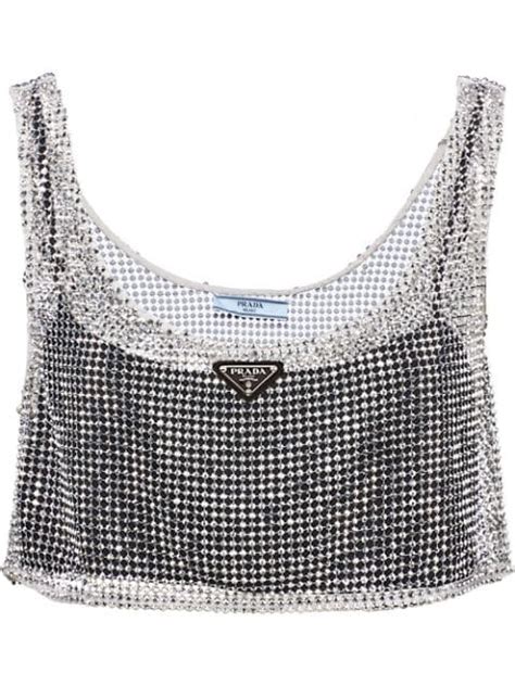 prada bling top|Prada.